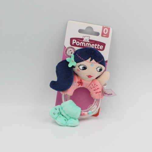 Doudou hochet poupée sirène