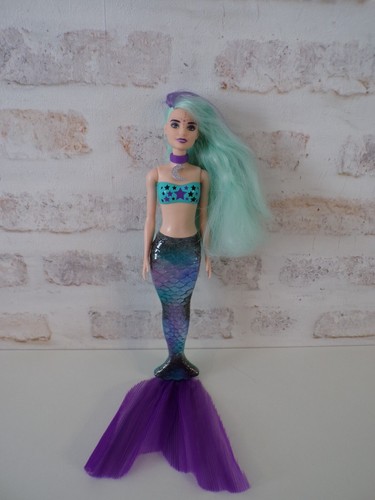 Poupée barbie sirène - sirène, (j7)